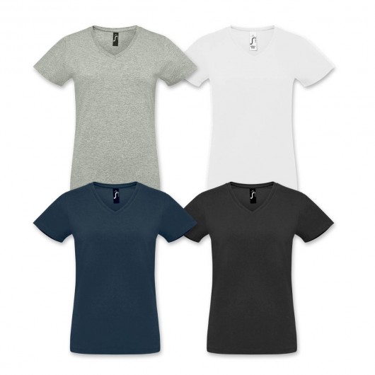Group SOLS Imperial Womens V Neck T-Shirts
